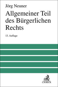 Vorderes Coverbild Allgemeiner Teil des Bürgerlichen Rechts