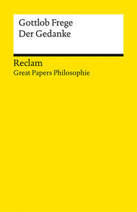 Vorderes Coverbild Der Gedanke. [Great Papers Philosophie]