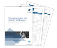 Vorderes Coverbild Dokumentenmappe zum aktuellen Meldewesen
