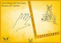 Rechtshänder Schreibunterlage "Hasenkind"