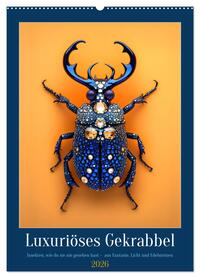 Luxuriöses Gekrabbel (hochwertiger Premium Wandkalender 2026 DIN A2 hoch), Kunstdruck in Hochglanz