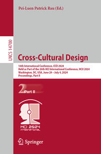 Vorderes Coverbild Cross-Cultural Design