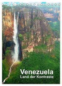 Venezuela - Land der Kontraste (Tischkalender 2026 DIN A5 hoch), CALVENDO Monatskalender