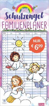 Vorderes Coverbild Schutzengel Familienplaner 2025