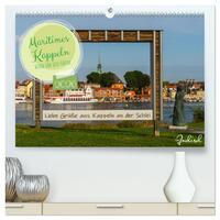 Maritimes Kappeln - Rund um den Hafen (hochwertiger Premium Wandkalender 2026 DIN A2 quer), Kunstdruck in Hochglanz