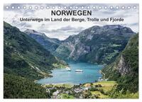 Norwegen - Unterwegs im Land der Berge, Trolle und Fjorde (Tischkalender 2026 DIN A5 quer), CALVENDO Monatskalender