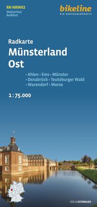 Vorderes Coverbild Radkarte Münsterland Ost (RK-NRW02)