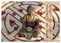 SPIRIT OF ZEN Meditation (Tischkalender 2025 DIN A5 quer), CALVENDO Monatskalender