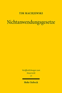 Nichtanwendungsgesetze