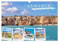 Algarve - Portugals malerische Küstenlandschaften (Wandkalender 2026 DIN A3 quer), CALVENDO Monatskalender