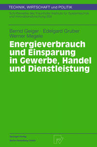 Vorderes Coverbild Energieverbrauch und Einsparung in Gewerbe, Handel und Dienstleistung