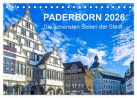 Paderborn - Die schönsten Seiten der Stadt (Tischkalender 2026 DIN A5 quer), CALVENDO Monatskalender