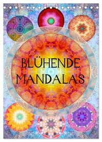 Blühende Mandalas (Tischkalender 2026 DIN A5 hoch), CALVENDO Monatskalender