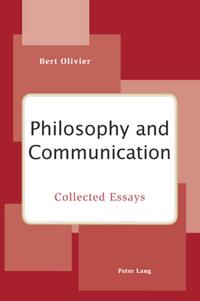 Vorderes Coverbild Philosophy and Communication