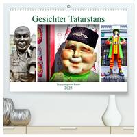 Gesichter Tatarstans - Begegnungen in Kasan (hochwertiger Premium Wandkalender 2025 DIN A2 quer), Kunstdruck in Hochglanz