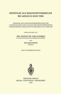 Hefepilze als Krankheitserreger bei Mensch und Tier