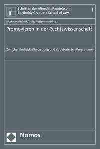 Promovieren in der Rechtswissenschaft
