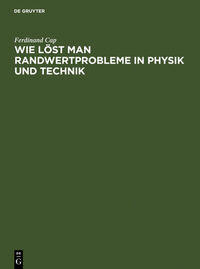 Vorderes Coverbild Wie löst man Randwertprobleme in Physik und Technik