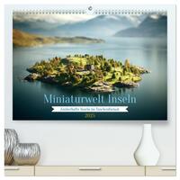 Miniaturwelt Inseln (hochwertiger Premium Wandkalender 2025 DIN A2 quer), Kunstdruck in Hochglanz