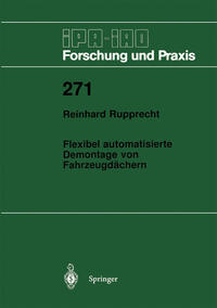 Vorderes Coverbild Flexibel automatisierte Demontage von Fahrzeugdächern