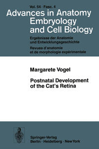 Vorderes Coverbild Postnatal Development of the Cat’s Retina