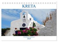 Kreta - Griechischer Inseltraum (Tischkalender 2025 DIN A5 quer), CALVENDO Monatskalender