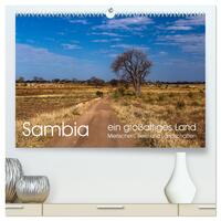 Sambia - ein großartiges Land (hochwertiger Premium Wandkalender 2025 DIN A2 quer), Kunstdruck in Hochglanz