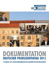 Vorderes Coverbild Dokumentation Deutscher Produzententag 2015