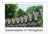 Vorderes Coverbild Gartenstädte im Ruhrgebiet (Tischkalender 2025 DIN A5 quer), CALVENDO Monatskalender