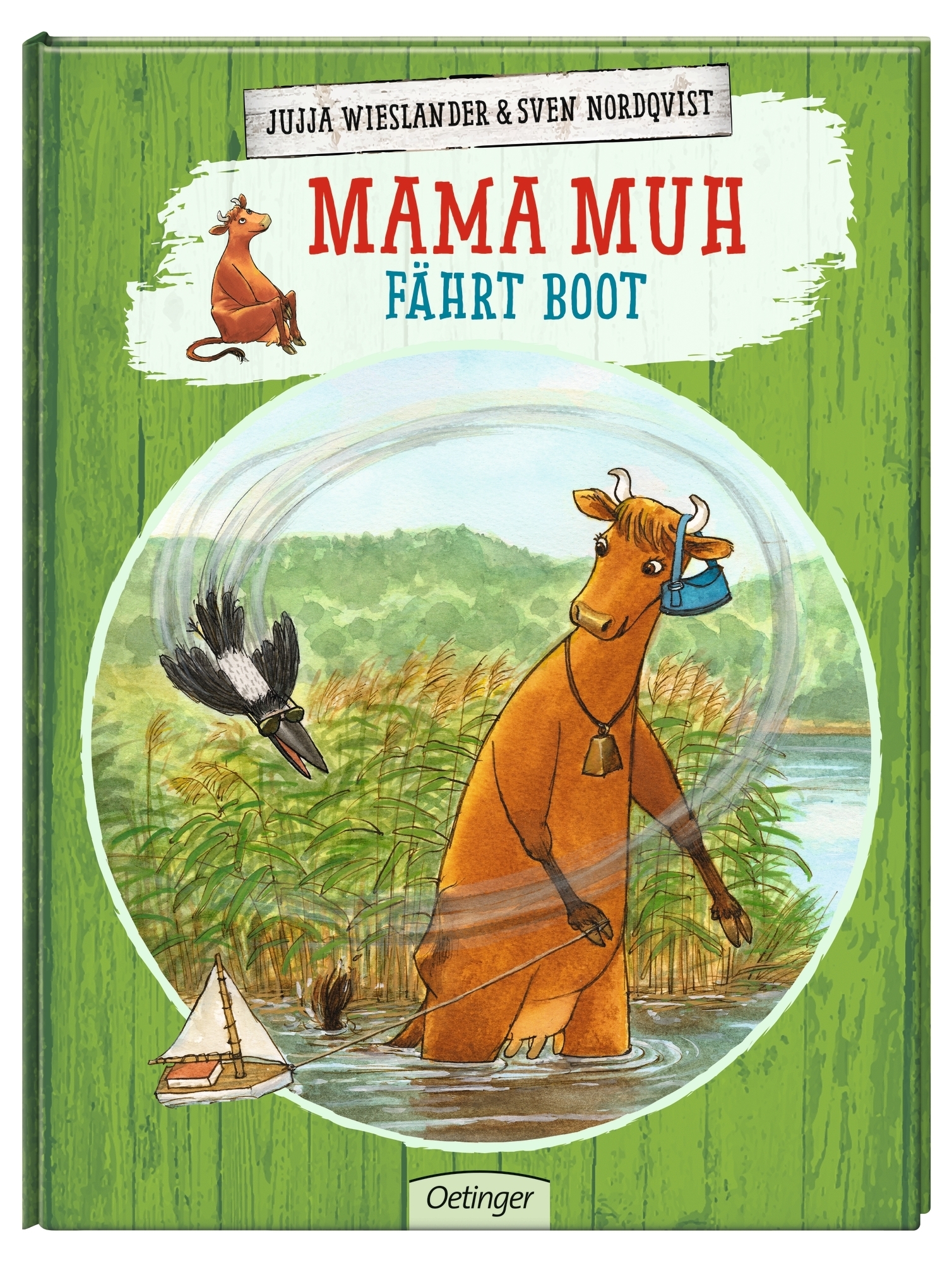 Mama Muh fährt Boot