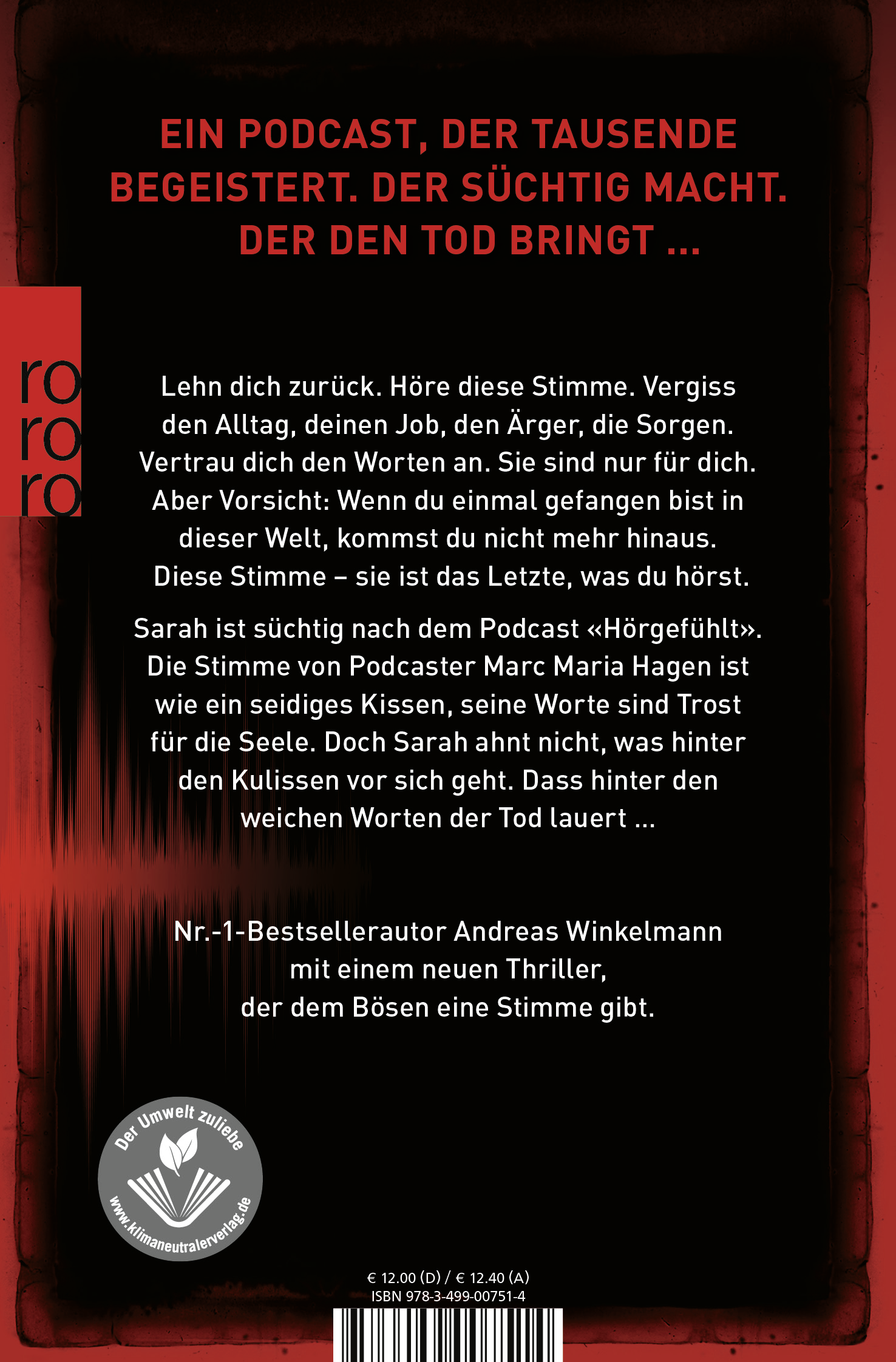 Rückseitencover Das Letzte, was du hörst