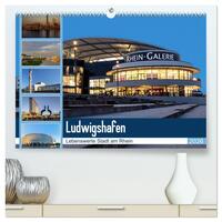 Ludwigshafen - Lebenswerte Stadt am Rhein (hochwertiger Premium Wandkalender 2026 DIN A2 quer), Kunstdruck in Hochglanz