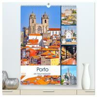 Porto - ein Traumreiseziel (hochwertiger Premium Wandkalender 2025 DIN A2 hoch), Kunstdruck in Hochglanz