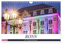 BONN für Nachtschwärmer (Wandkalender 2025 DIN A4 quer), CALVENDO Monatskalender