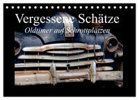 Vorderes Coverbild Vergessene Schätze - Oldtimer auf Schrottplätzen (Tischkalender 2025 DIN A5 quer), CALVENDO Monatskalender