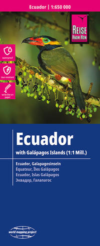 Reise Know-How Landkarte Ecuador, Galápagos (1:650.000 / 1.000.000)