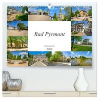 Bad Pyrmont Impressionen (hochwertiger Premium Wandkalender 2026 DIN A2 quer), Kunstdruck in Hochglanz