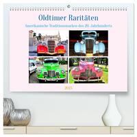 Oldtimer Raritäten - Amerkanische Traditionsmarken des 20. Jahrhunderts (hochwertiger Premium Wandkalender 2025 DIN A2 quer), Kunstdruck in Hochglanz