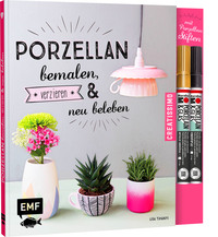 Porzellan bemalen, verzieren und neu beleben – Das Set mit 2 original Marabu Porcelain & Glas Stiften