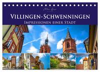 Villingen-Schwenningen - Impressionen einer Stadt (Tischkalender 2025 DIN A5 quer), CALVENDO Monatskalender