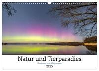 Natur und Tierparadies (Wandkalender 2025 DIN A3 quer), CALVENDO Monatskalender