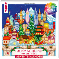 Colorful Christmas Weltreise - Weihnachtliche Ausmalreise um die Welt