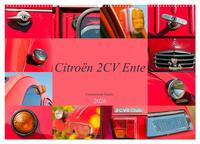 Citroën 2 CV Ente - Faszinierende Details (Wandkalender 2026 DIN A2 quer), CALVENDO Monatskalender