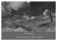 Ostsee - von schwarz bis weiß (Wandkalender 2026 DIN A3 quer), CALVENDO Monatskalender