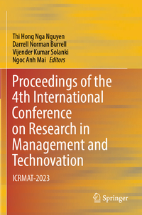 Proceedings of the 4th International Conference on Research in Management and Technovation