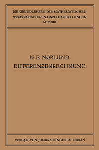 Vorlesungen über Differenzenrechnung