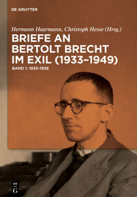Vorderes Coverbild Briefe an Bertolt Brecht im Exil (1933–1949)