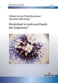 Vorderes Coverbild Ähnlichkeit in Lyrik und Poetik der Gegenwart
