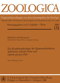 Zur Kopfmorphologie der Ephemeridenlarven Siphlonurus aestivalis Eaton und Lepeorus goyi goyi Peters