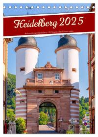 Heidelberg 2025 - Sehnsucht nach Heidelberg - 12 Monate voller Erinnerungen (Tischkalender 2025 DIN A5 hoch), CALVENDO Monatskalender